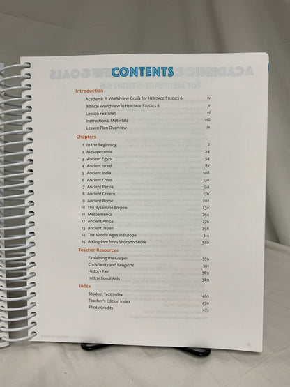 BJU Heritage Studies 6 (4th Ed.) Set of 4