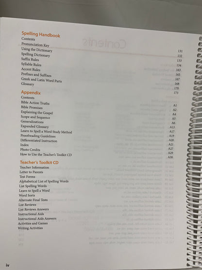 BJU Spelling 6 (2nd Ed.) Teacher's Edition