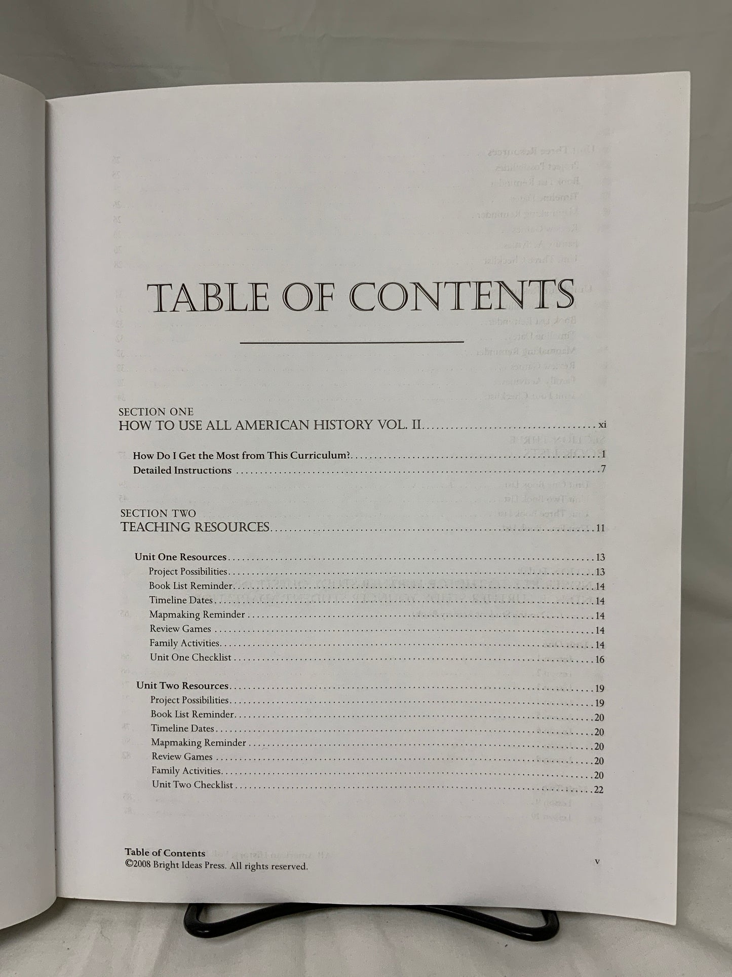 All American History Volume 2 Teacher’s Guide & Answer Key