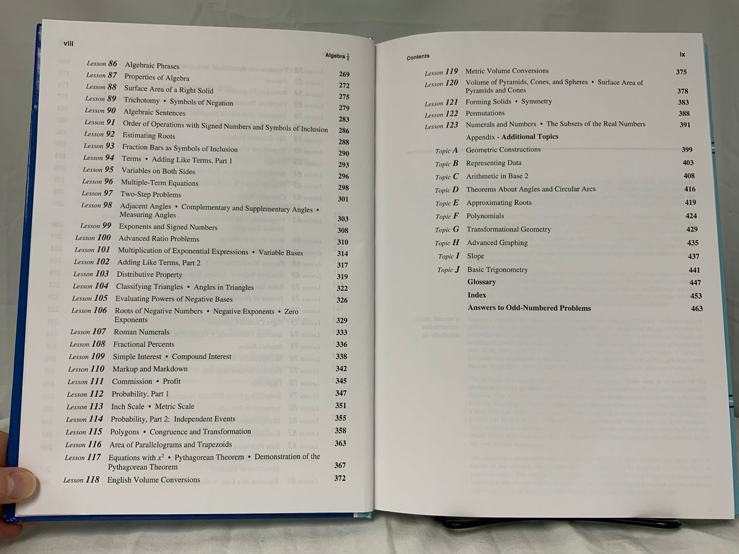 Saxon Algebra 1/2 (3rd Ed.) Set of 2