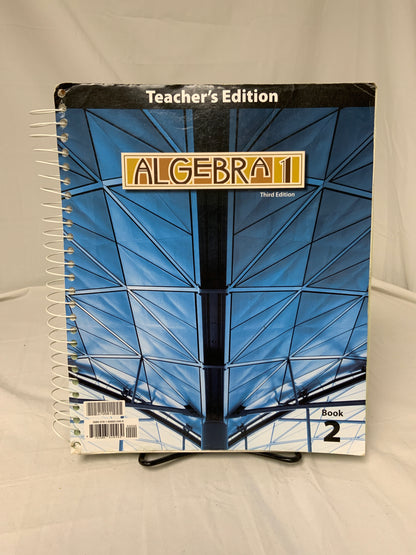 BJU Algebra 1 (3rd Ed.) Set of 3 (Worn)