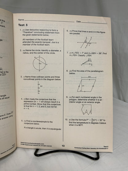 Saxon Geometry - Set of 3