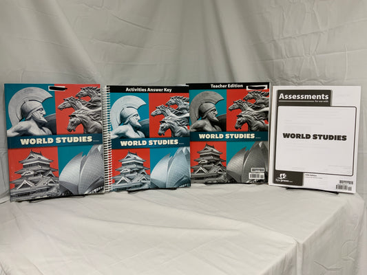 BJU World Studies (5th Ed.) Set of 4