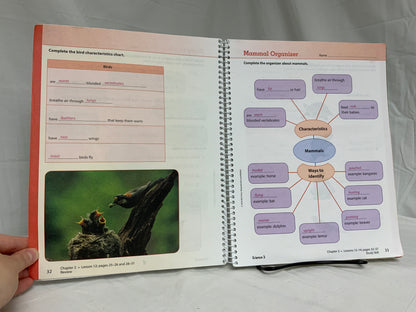 BJU Science 3 (4th Ed.) Activity Manual Answer Key