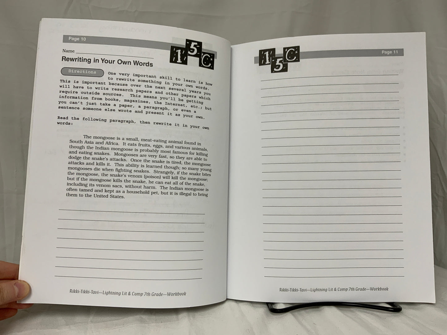 Lightning Lit & Comp: 7th Grade (2nd Ed.) Student Workbook