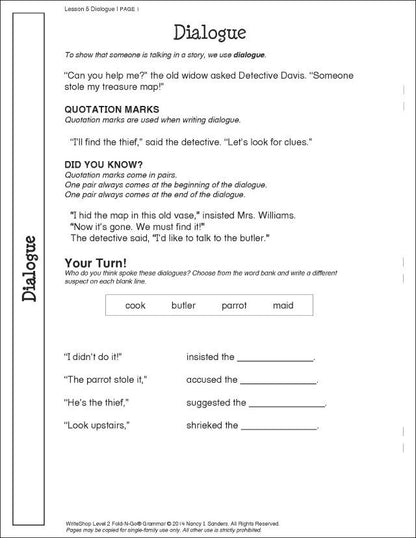 Fold-N-Go Grammar Pack | Level 2