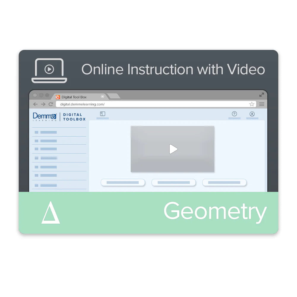 Geometry Online Instruction with Video