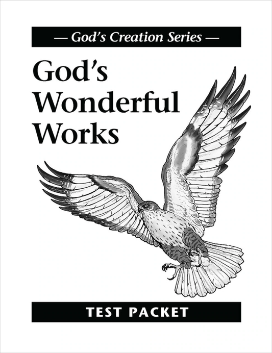 God's Wonderful Works - Test Packet