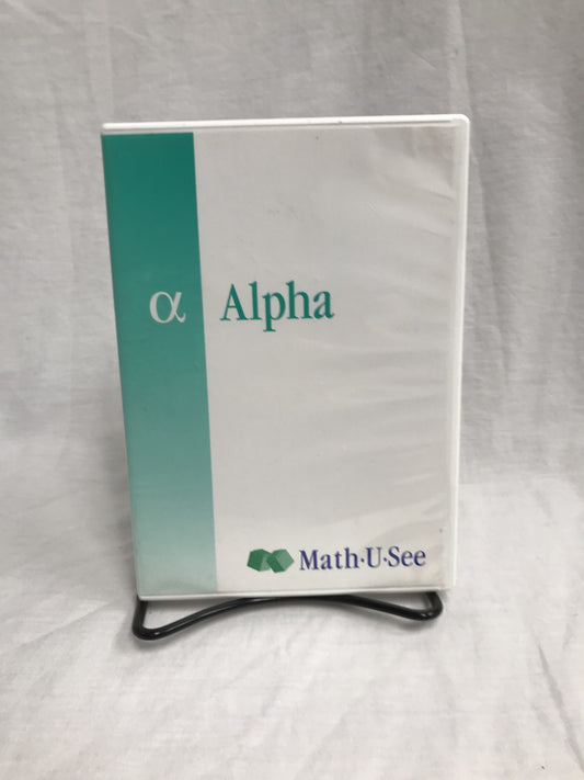 Math-U-See Alpha DVD 2004