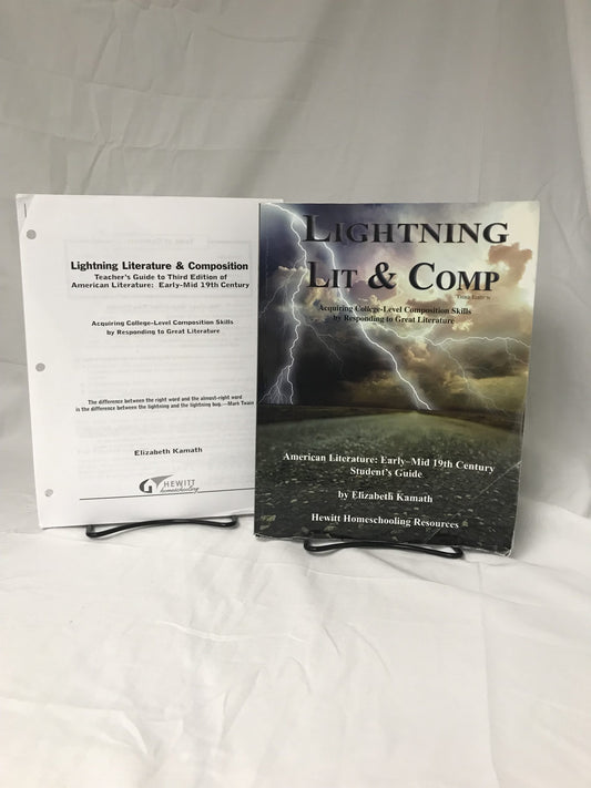 Lightning Lit & Comp: Early-Mid 19th Century American Literature (3rd Ed.) Set of 2