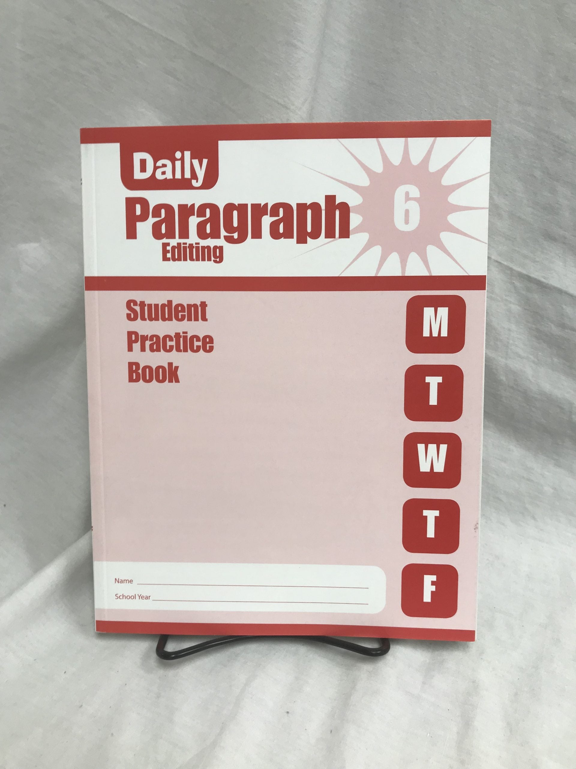 Daily Paragraph Editing, Grade 6 - Student Practice Book – SCAIHS