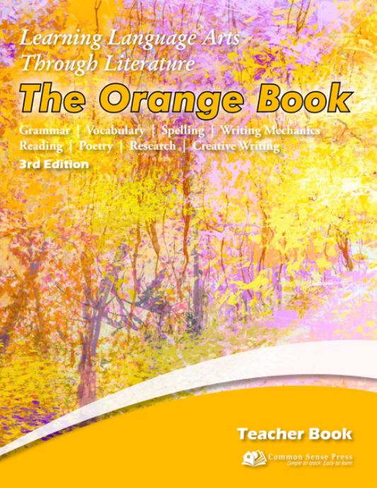 Learning Language Arts Through Literature - The Orange Book - 4th Grade Skills - Teacher Book