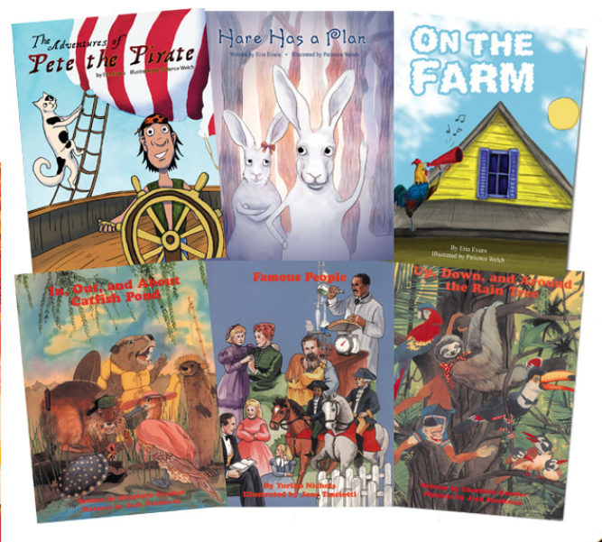 Learning Language Arts Through Literature - The Red Book - 2nd Grade Skills For Beginning Readers - Set of 6 Readers