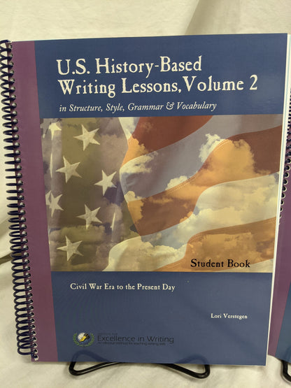 U.S. History-Based Writing Lessons, Volume 2 - Set of 2