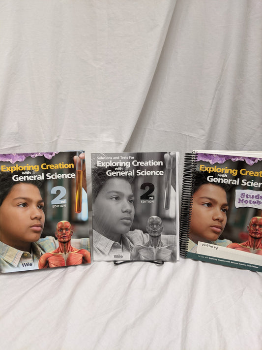Exploring Creation with General Science (2nd ed.) - Set of 3