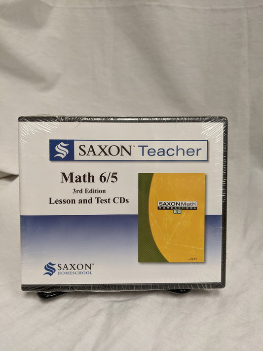 Saxon Math 6/5 (3rd Ed.) Lesson & Test CDs