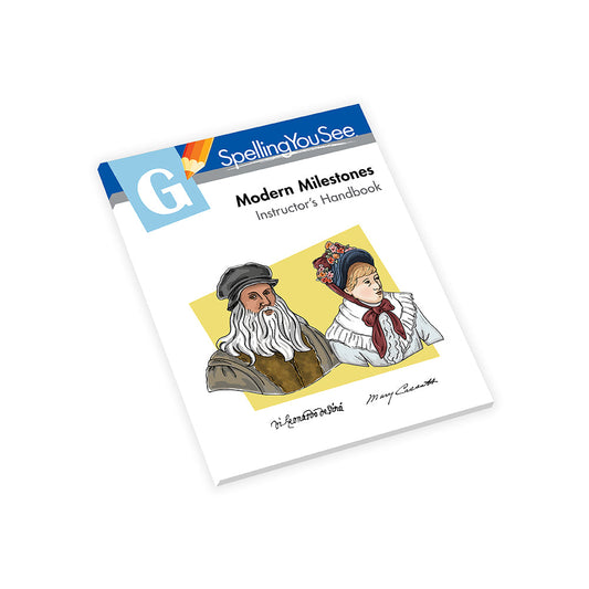 Spelling You See G Modern Milestones Instructor's Handbook