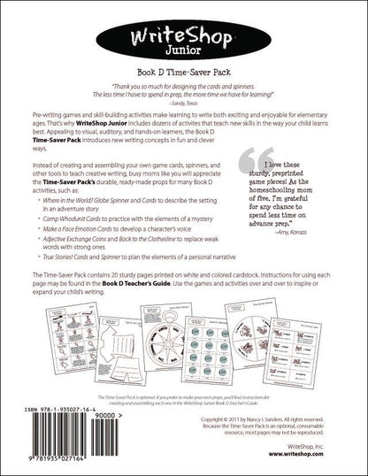 WriteShop Junior Time-Saver Pack | Book D