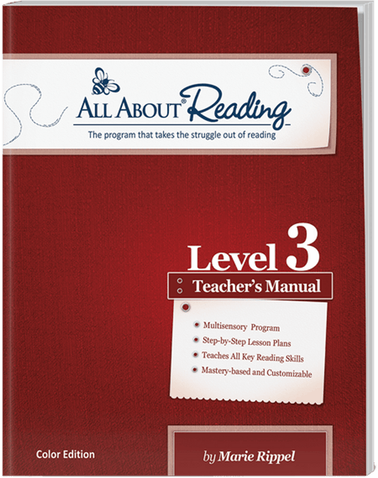 All About Reading Level 3 Teacher's Manual (Color Edition)