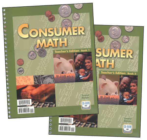 Consumer Math Teacher's Edition with CD (2nd ed., 2 vols.)