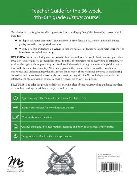 Biographies of the Revolution (Teacher Guide)