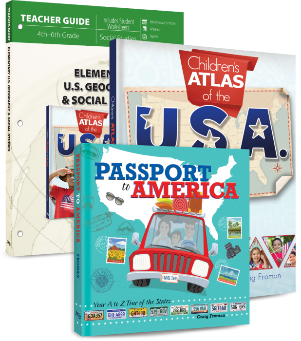 Elementary U.S. Geography & Social Studies (Curriculum Pack)