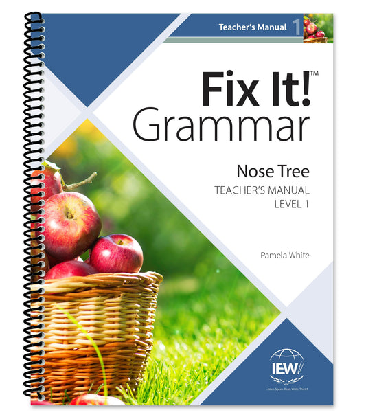 Fix It! Grammar: Level 1 Nose Tree [Teacher’s Manual]