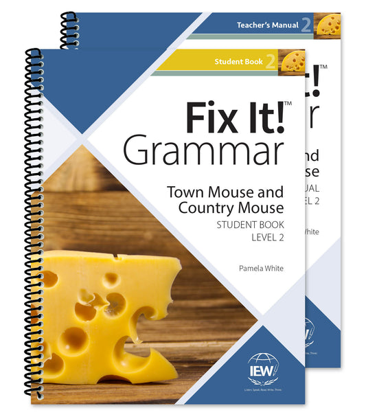 Fix It! Grammar: Level 2 Town Mouse and Country Mouse [Teacher/Student Combo]
