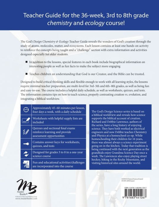 God's Design for Chemistry & Ecology (Teacher Guide - MB Edition)