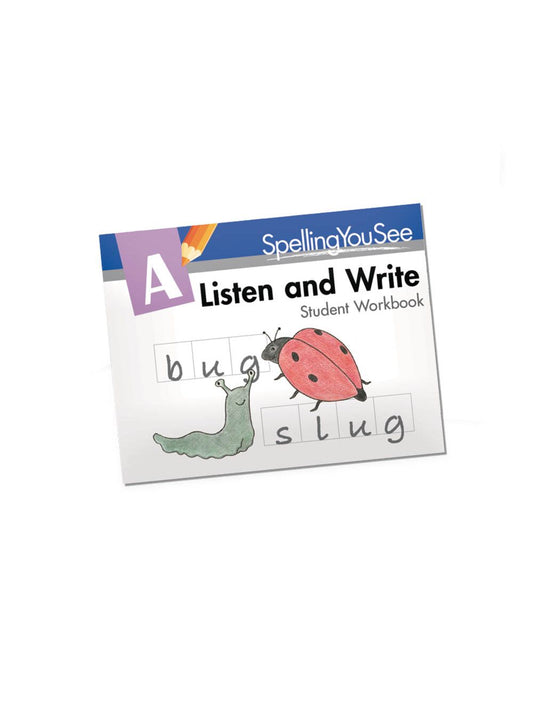 Spelling You See A Listen and Write Student Workbook