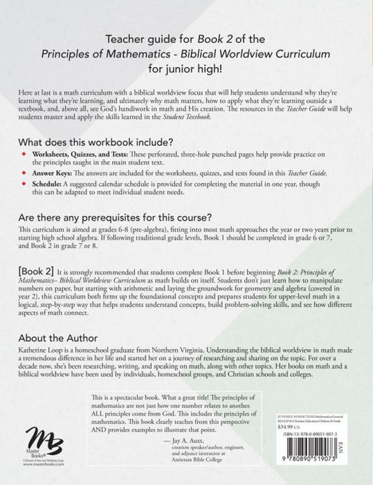 Principles of Mathematics Book 2 (Teacher Guide)