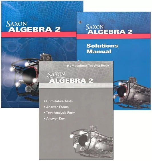 Saxon Algebra 2 (1st Ed.) Set of 3