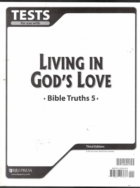 Bible Truths 5 Tests (3rd ed.)