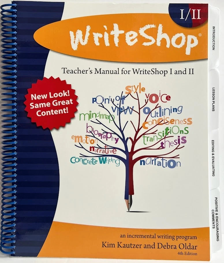 Teacher’s Manual for WriteShop I & II (4th Ed.)