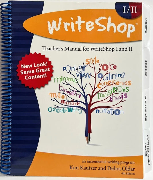 Teacher’s Manual for WriteShop I & II (4th Ed.)