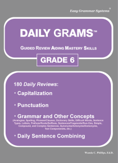 Daily Grams: Grade 6 Teacher Text