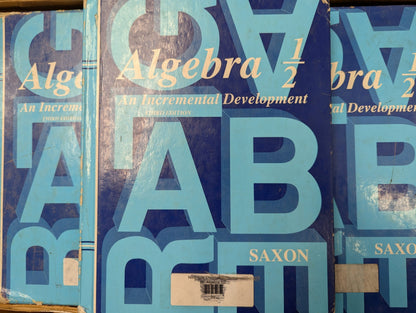 Saxon Algebra 1/2 Classroom Set