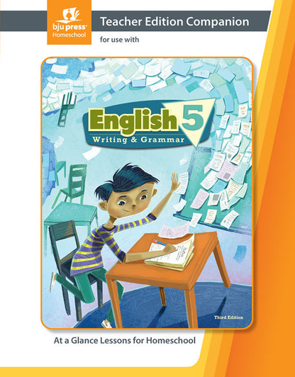 English 5 Teacher Edition & TE Companion, 3rd ed.