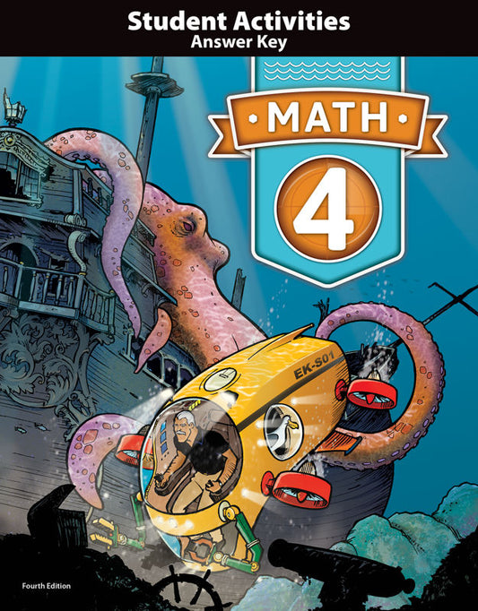 Math 4 Student Activities Answer Key, 4th ed.