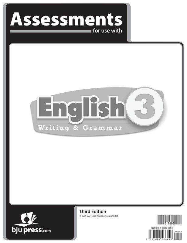 English 3 Assessments, 3rd ed.