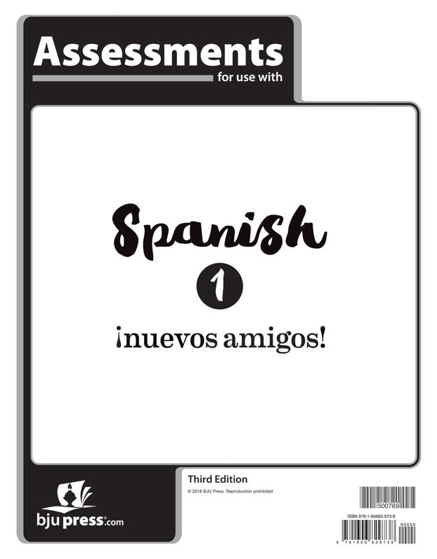 Spanish 1 Assessments (3rd ed.)