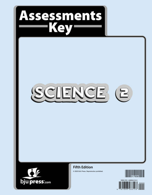 Science 2 Assessments Answer Key, 5th ed.