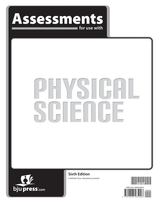 Physical Science Assessments, 6th ed.