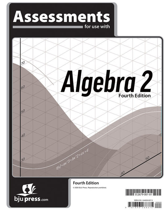 Algebra 2 Assessments, 4th ed.