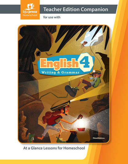 English 4 Teacher Edition & TE Companion, 3rd ed.