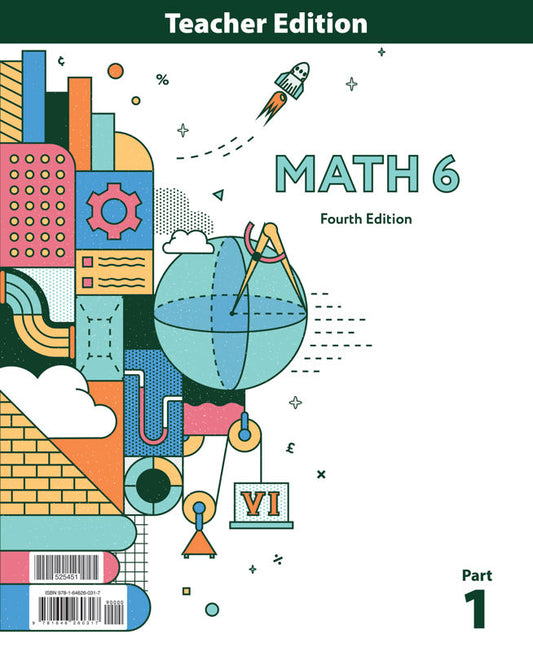 Math 6 Teacher Edition & TE Companion, 4th ed.