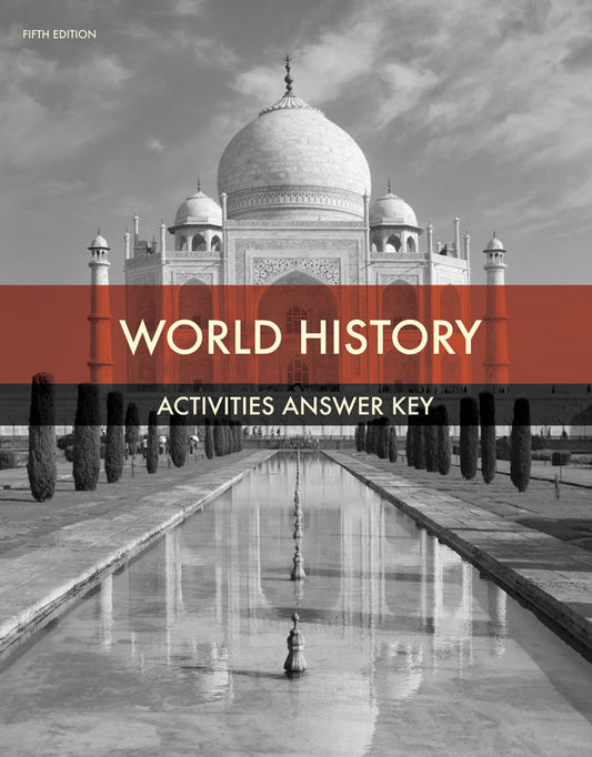 World History Student Activities Answer Key, 5th ed.
