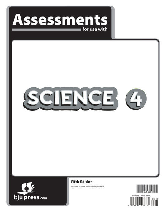 Science 4 Assessments, 5th ed.