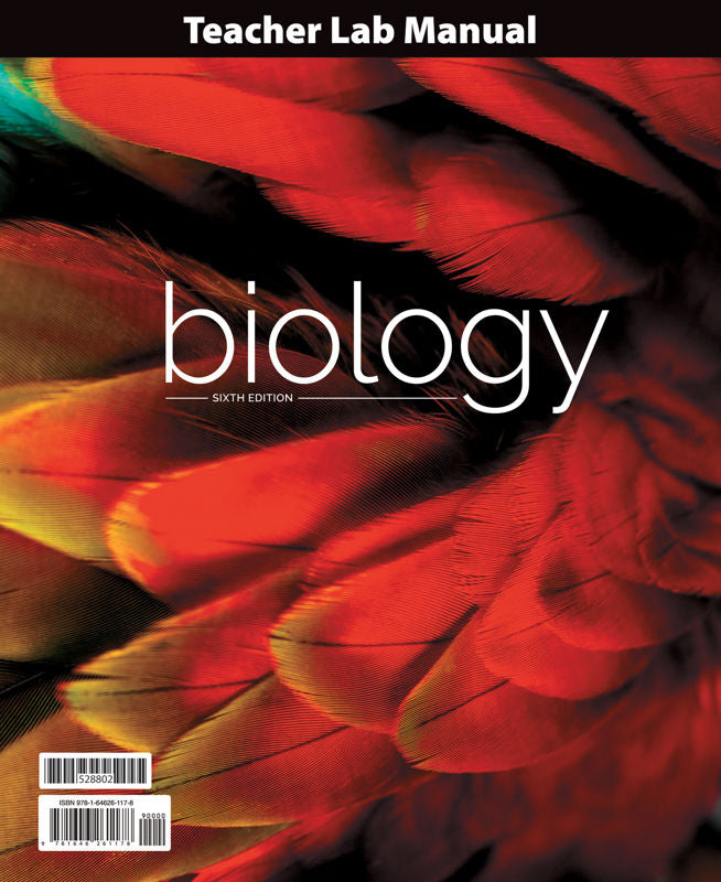 Biology Lab Manual Teacher Edition, 6th ed.