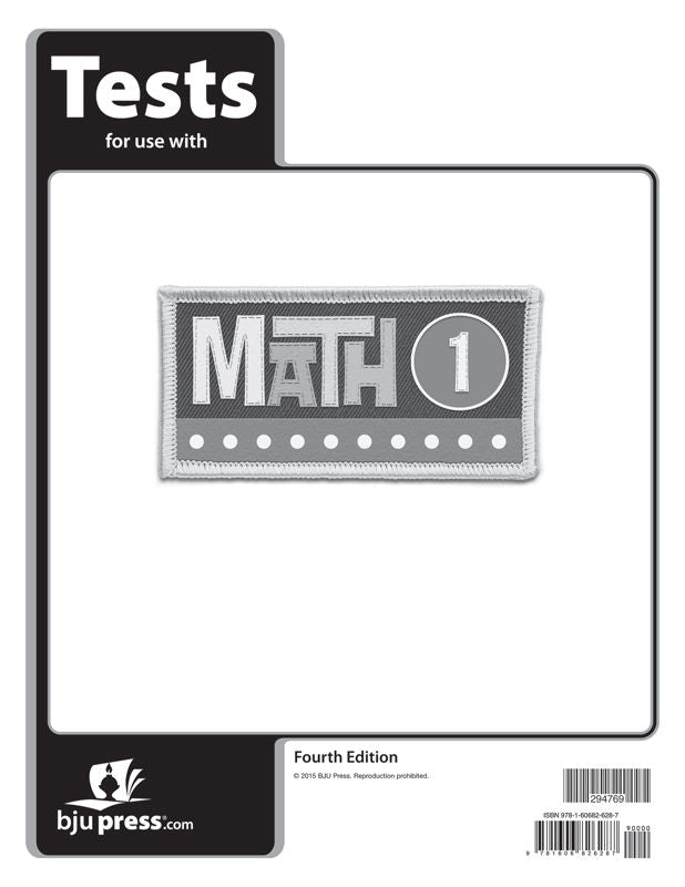 Math 1 Tests (4th ed.)